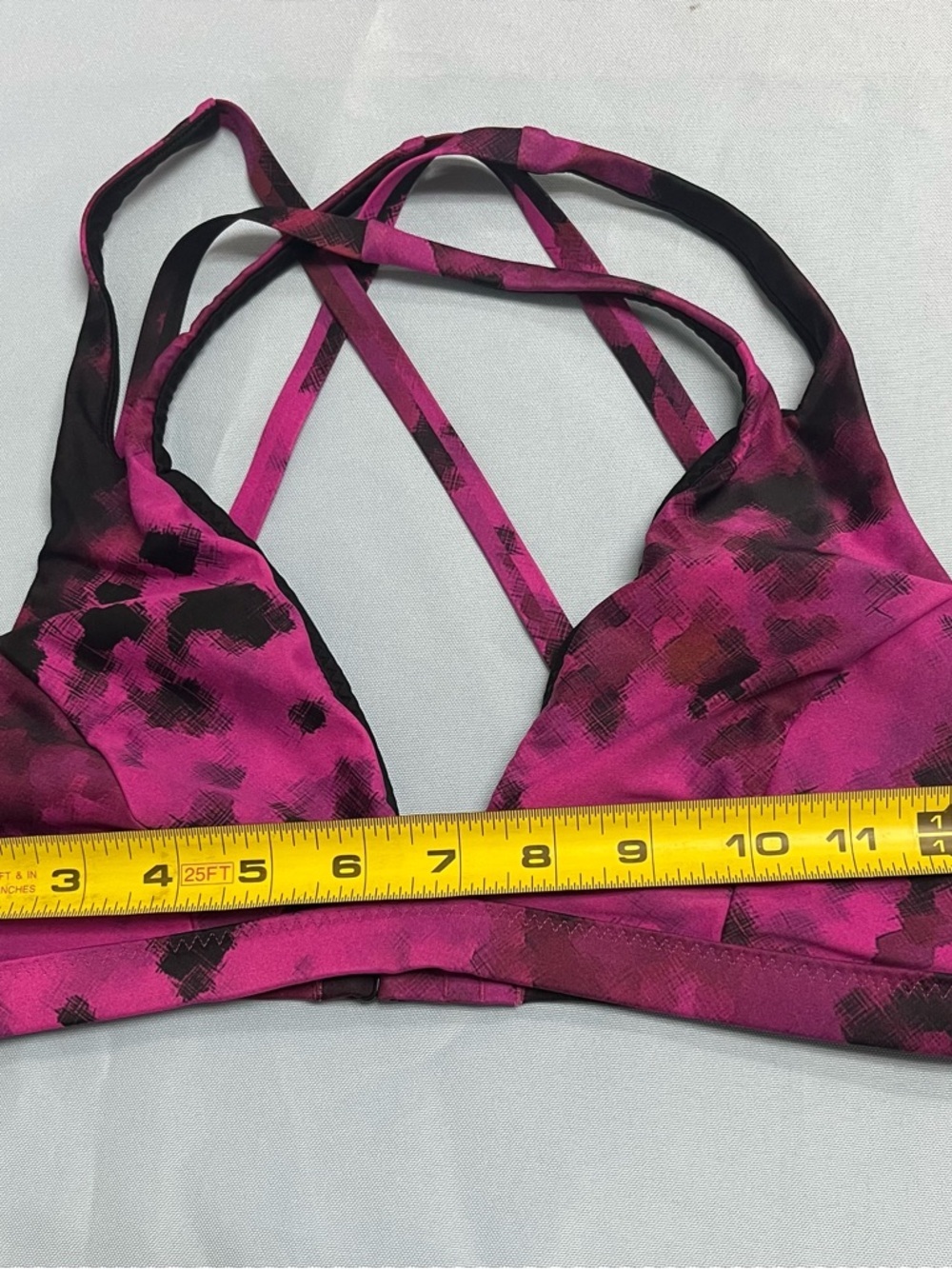 lululemon athletica Pink and Black Strappy Sports Bra - Picture 7 of 7